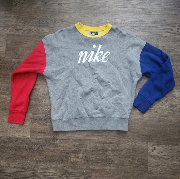 tricolor primary colorblocking sweatshirt - Picture 1 of 3